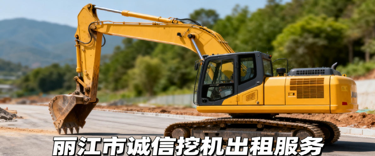 丽江市诚信挖机出租公司