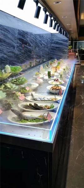 青岛亚克力鱼缸定制厂家谈谈关于海洋馆亚克力板知识