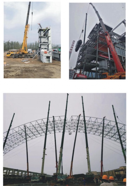 钢厂拱棚抬吊