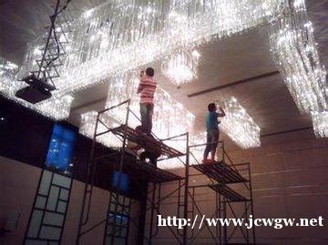 广州天河龙洞水晶灯清洗公司电话,吊灯搭架清洁 广州天河龙洞水晶灯清洗公司电话,吊灯搭架清洁