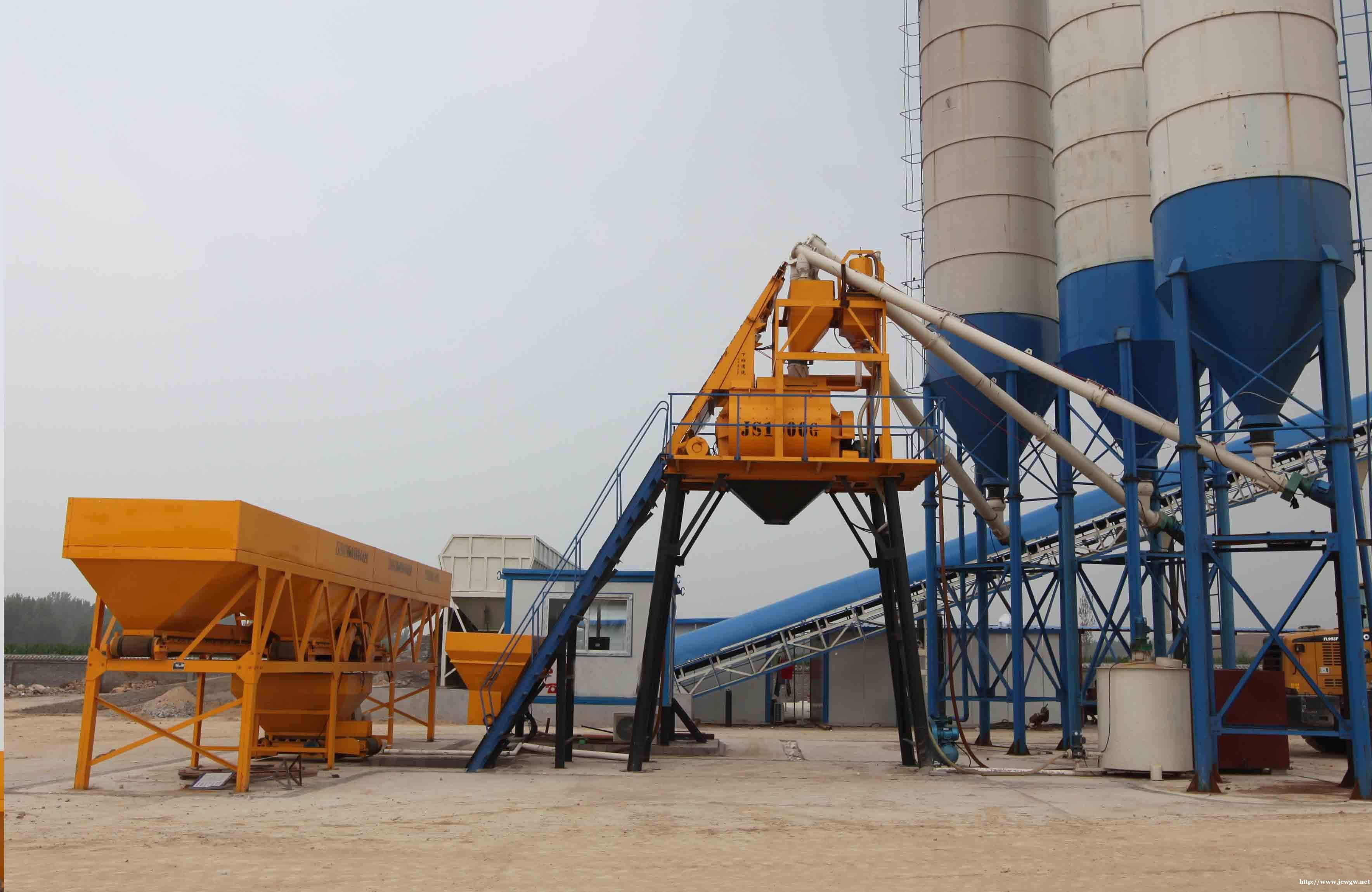 郑州昆泰HZS90混凝土搅拌站 郑州昆泰HZS90混凝土搅拌站