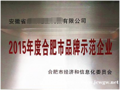合肥市品牌示范企业认定材料汇总!为2019年申报品牌示范企业