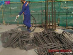 亚鑫《北京除锈公司》廊坊钢结构喷漆--喷砂除锈施工