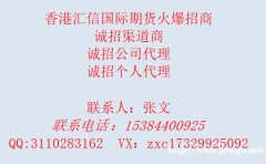 汇信国际期货招商加盟你还在等吗