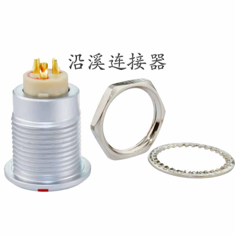 沿溪连接器3芯母座航空接插件仪器信号传输采集器工业设备连接口 沿溪连接器3芯母座航空接插件仪器信号传输采集器工业设备连接口