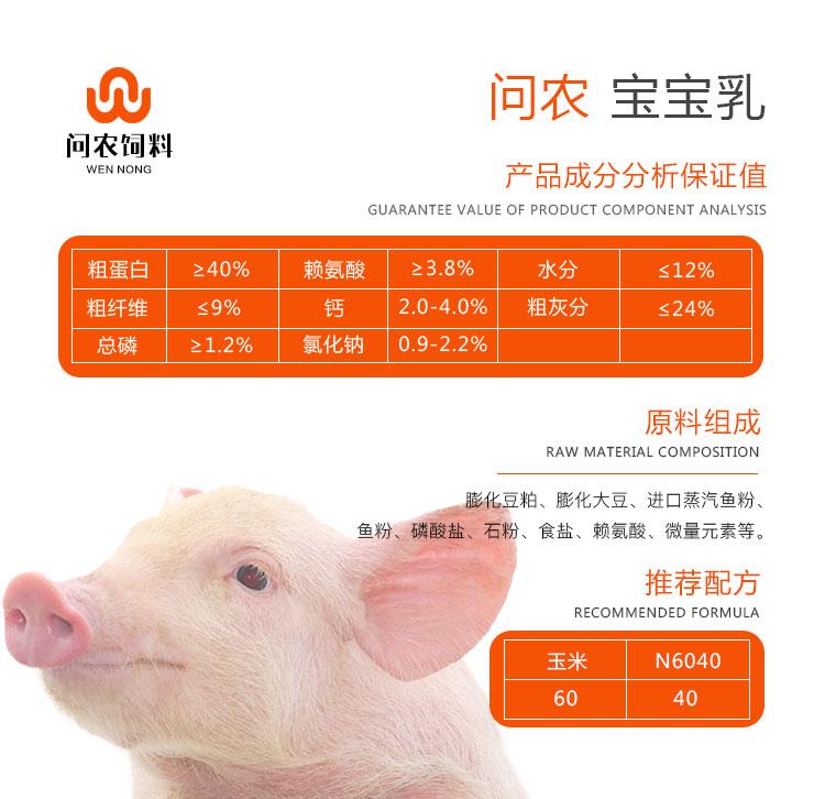 问农乳猪浓缩料 断奶小猪保育料 营养全面断奶不掉膘厂家直销 问农乳猪浓缩料 断奶小猪保育料 营养全面断奶不掉膘厂家直销