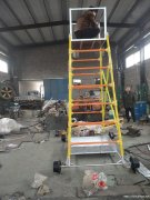接触网检修梯车钢制绝缘梯车铝合金梯车导高4/5/6米铁路梯车