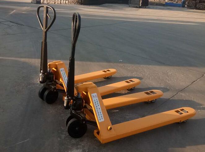 烟台西林手动液压车/BF3吨整体泵油压手拖车/地牛托盘搬运车 烟台西林手动液压车/BF3吨整体泵油压手拖车/地牛托盘搬运车