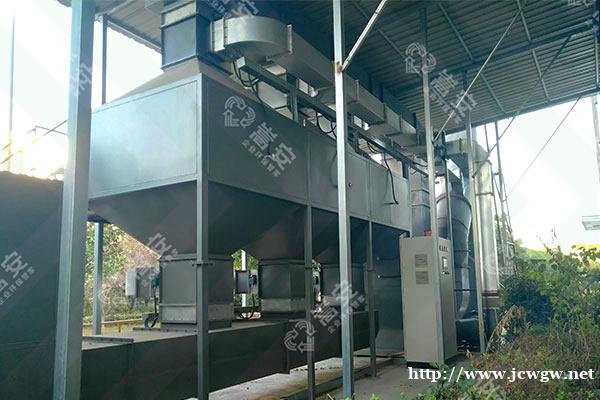 工业废气在离心风机吸引力功效下进到催化燃烧装置系统 工业废气在离心风机吸引力功效下进到催化燃烧装置系统