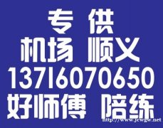 顺义汽车陪练公司