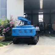 光伏打桩机又名履带式螺旋打桩机 高低腿打桩机
