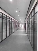 南京新街口办公隔断玻璃门安装维修