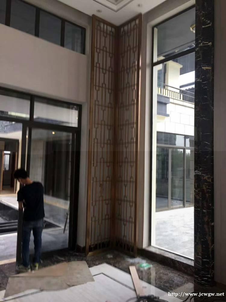 不锈钢屏风隔断装饰效果图大全 不锈钢屏风隔断装饰效果图大全