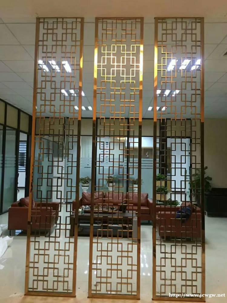 不锈钢屏风隔断装饰效果图大全 不锈钢屏风隔断装饰效果图大全