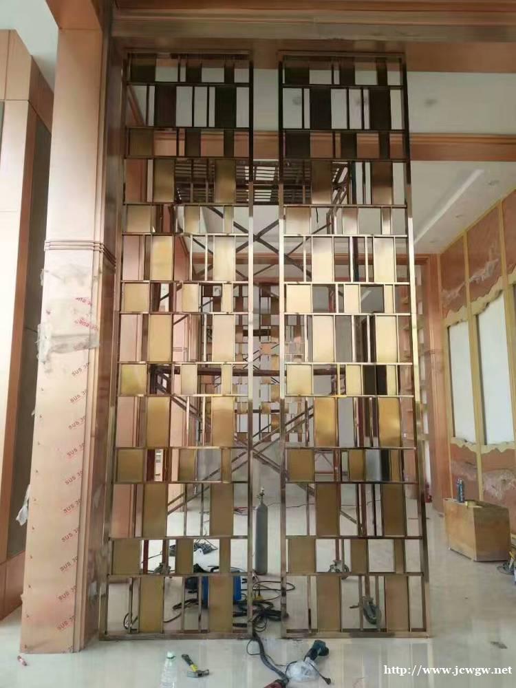 不锈钢屏风隔断装饰效果图大全 不锈钢屏风隔断装饰效果图大全