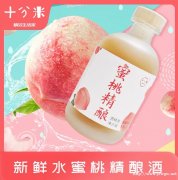 十分米蜜桃精酿果酒女生酒水果酒微醺低度酒饮品饮料