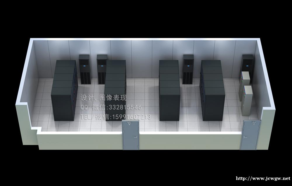 西安网络机柜效果图制作|机房施工|综合布线效果图 西安网络机柜效果图制作|机房施工|综合布线效果图