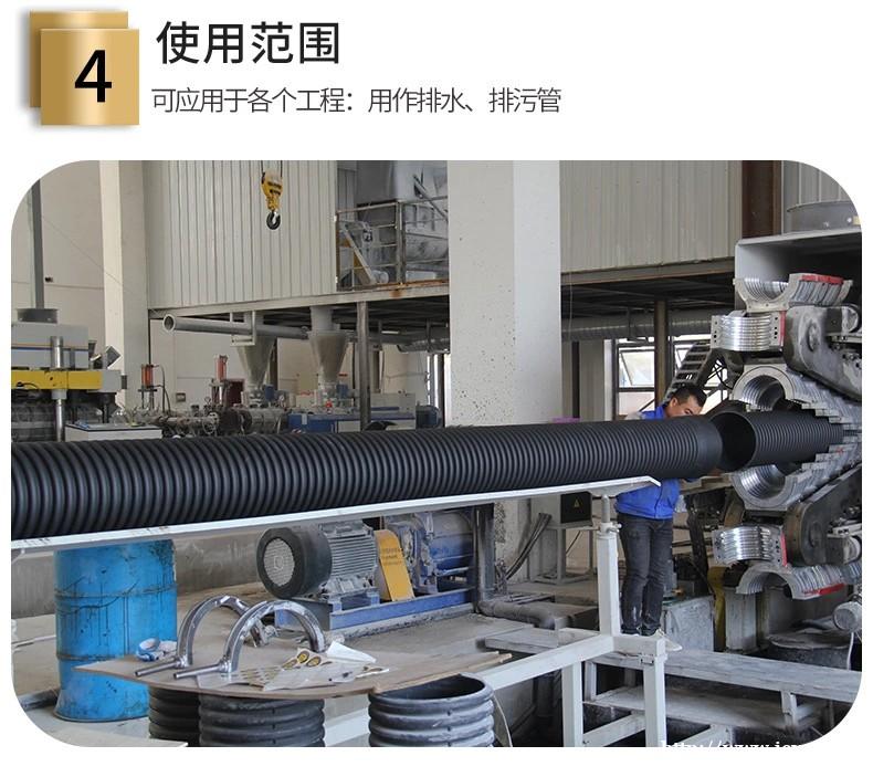 安徽豪家管业供应批发pe双壁波纹管的实体生产厂家 安徽豪家管业供应批发pe双壁波纹管的实体生产厂家