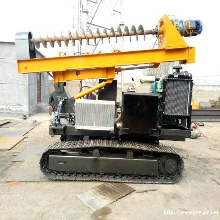 履带式光伏电打桩机电机 履带式光伏电打桩机电机