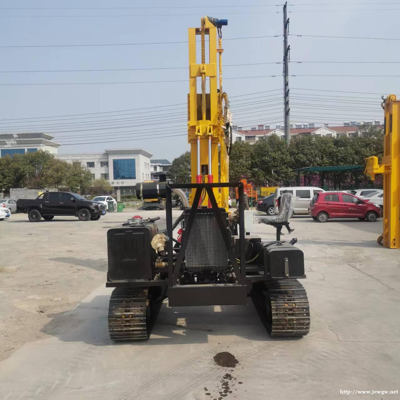 YY-L30履带式光伏电打桩机双动力头 YY-L30履带式光伏电打桩机双动力头