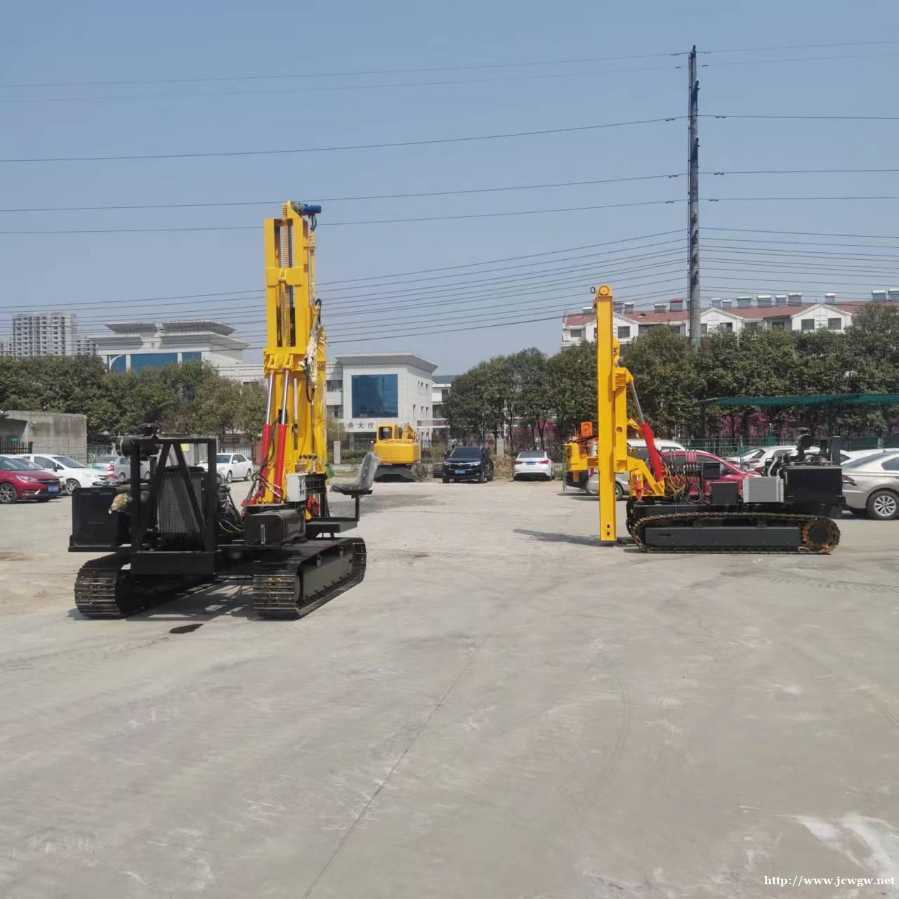 YY-L30履带式光伏电打桩机双动力头 YY-L30履带式光伏电打桩机双动力头