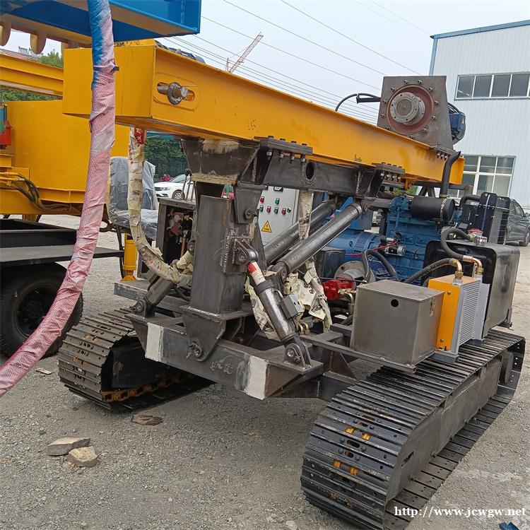 YY-L30履带式光伏电打桩机双动力头 YY-L30履带式光伏电打桩机双动力头