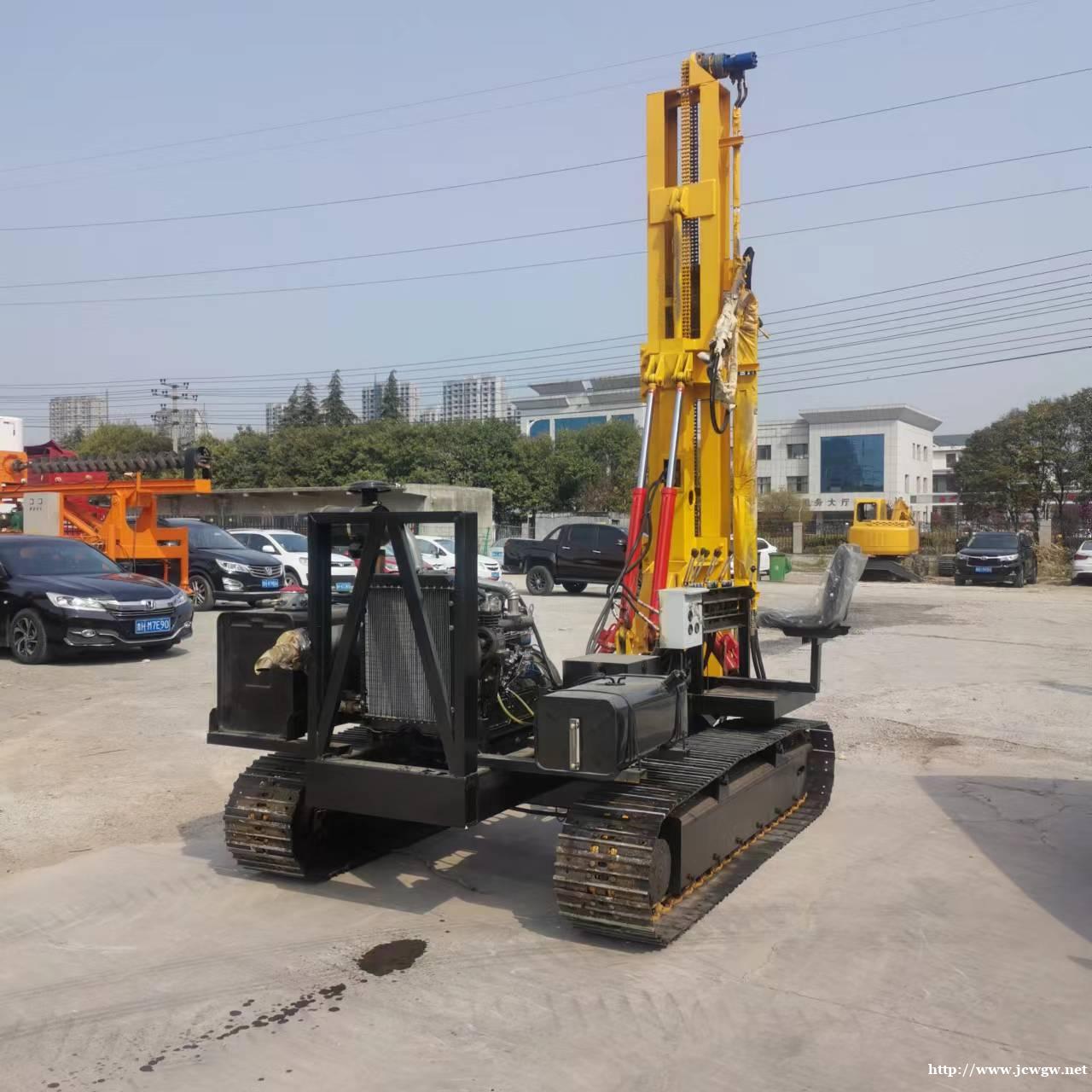 YY-L30履带式光伏电打桩机双动力头 YY-L30履带式光伏电打桩机双动力头