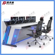 安防调度桌双联监控指挥中心调度台桌双联操作台调度室机房电脑桌