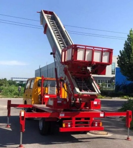 扬州云梯车租赁云梯车好还是高空车好?