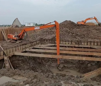 长臂挖机在湿地环境作业对周边生态有何影响？