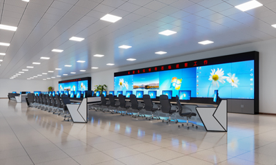 北京某学院信息化机房数据中心装修效果图设计