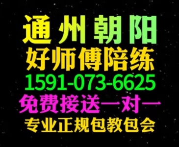 通州好师傅陪练公司张教练
