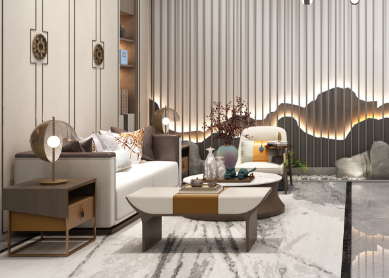 【现代轻奢装修案例】主材辅料全包实现拎包入住！