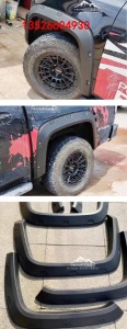 江铃大道全能者敢探者皮卡车带灯轮眉宽体轮套车身改装