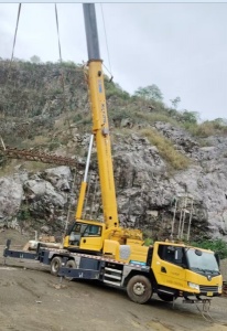 连南吊车出租发动吊车时发动机润滑油消耗过多原因介绍！