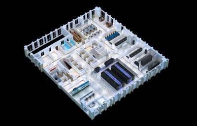 淮安效果图设计_机房动环_配电室效果图制作