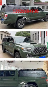 塔库玛tacoma加长皮卡车旅居版三开门高盖后箱盖改装