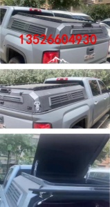 22款通用GMC皮卡车锰钢半高盖后箱盖铁盖旅居货箱盖