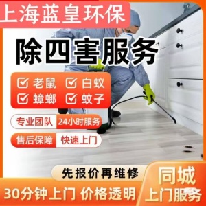 上海灭鼠杀虫除四害公司上门灭蟑螂除跳蚤灭白蚁专业灭虫除蜈蚣