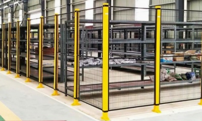 定制机器人护栏网机械可移动工厂区设备防护无缝仓库车间隔离网