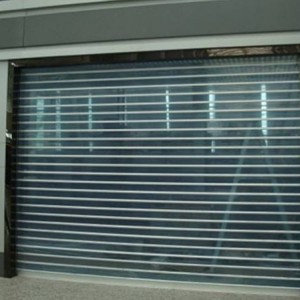 定制天津店铺卷帘门水晶卷帘门侧向电动门维修更换