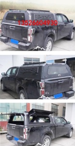 23款江西五十铃铃拓皮卡车货箱盖三开门分体高盖后箱盖改装件