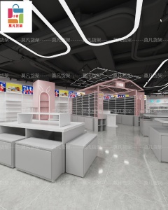 德阳饰品货架整店动线设计、潮玩货架定制