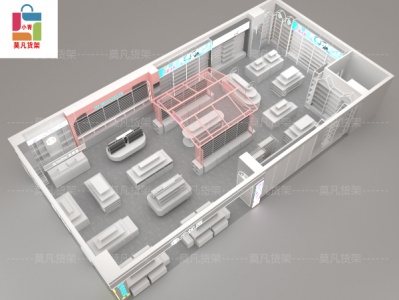 山东铁木结合饰品店货架的优点、精品货架厂家