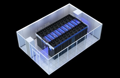 天津智能化机房建设|配电室|密集架俯视效果图制作