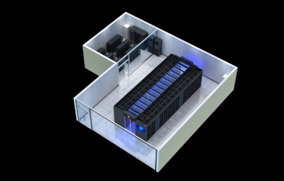 深圳效果图制作|机房建设|配电室|调度室鸟瞰效果图