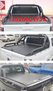 长城炮乘用版越野版皮卡车手动秘码锁卷帘后箱平盖改装