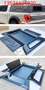 适用于f150猛禽皮卡车后备箱尾箱盖分体电泳高盖改装