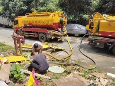 九江污水管道疏通清淤工业园排污管道清淤化粪池清理