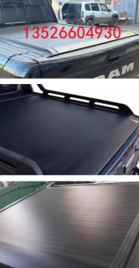 道奇公羊ram1500皮卡车原车有边箱款电动卷帘盖改装件